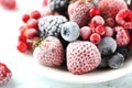 Frozen berries Royalty Free Stock Photo