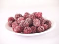 Frozen Blackberries Royalty Free Stock Photo