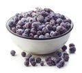 Frozen blueberries Royalty Free Stock Photo