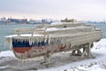 Frozen boat