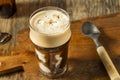 Frozen Boozy Irish Stout Beer Ice Cream Float