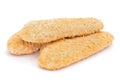 Frozen breaded fish Royalty Free Stock Photo