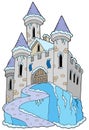 Frozen castle Royalty Free Stock Photo