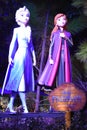 Frozen 2 characters at AMC Dine-In Theatres at Disney Springs in Orlando, Florida
