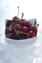 Frozen cherries Royalty Free Stock Photo