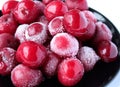 Frozen cherries Royalty Free Stock Photo