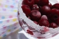 Frozen Cherries in Summer Light Royalty Free Stock Photo
