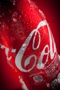 Frozen Coca-Cola Royalty Free Stock Photo