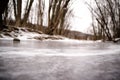 Frozen Creek Royalty Free Stock Photo