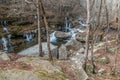 Frozen creek in Tennessee Royalty Free Stock Photo