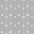 frozen crystal Snowflake basic vertical line seamless pattern texture background in light gray tone