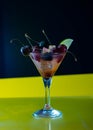 Frozen daiquiri with nuts Royalty Free Stock Photo