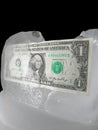 Frozen or Defrosting US Currency