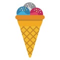 frozen dessert, sorbet Color Vector icon which can be easily modified or edit Royalty Free Stock Photo