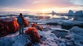 Frozen Dreamscape: A Captivating Photoshoot Of Reefs Puncak Jaya Polar Vortex