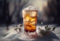 Frozen drink illustration. AI generative Royalty Free Stock Photo