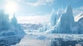 frozen dry dock icebergs