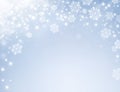 Frozen festive background