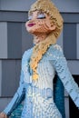 Frozen figures made of Lego at Disney Springs in Orlando, Florida