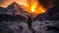 Frozen Fire: Valleys Of Annapurna Iii - A Stunning Photoshoot By Chris Burkard