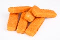 Frozen fish fingers Royalty Free Stock Photo