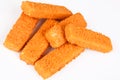 Frozen fish fingers Royalty Free Stock Photo