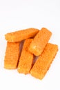 Frozen fish fingers Royalty Free Stock Photo