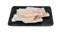 Frozen Fish, White Cod Fillet, Frozen Pollock Meat Royalty Free Stock Photo
