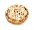 Frozen food Pizza on white background Royalty Free Stock Photo