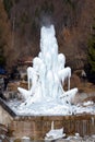 Frozen fountain