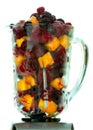 Frozen fruit in a pitcher Royalty Free Stock Photo