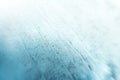 Frozen glass or window pane of a car, white and blue ice crystals background Royalty Free Stock Photo