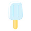 Frozen Glazed Popsicle On Stick Summer Refreshing Royalty Free Stock Photo