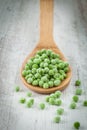 Frozen green peas Royalty Free Stock Photo