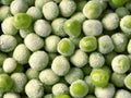 Frozen green peas Royalty Free Stock Photo