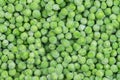 Frozen green peas texture background. ice peas background for food textures. Raw vegetables Royalty Free Stock Photo
