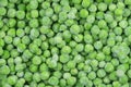 Frozen green peas texture background. ice peas background for food textures. Raw vegetables Royalty Free Stock Photo