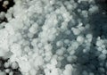 Frozen hail grains in a pile Royalty Free Stock Photo