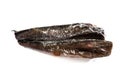 Frozen hake fish isolated on white background. Royalty Free Stock Photo