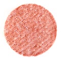 Frozen Hamburger Patty Royalty Free Stock Photo