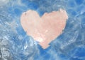 Frozen heart Royalty Free Stock Photo