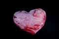 Frozen heart Royalty Free Stock Photo
