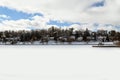 Frozen Hiawatha Lake