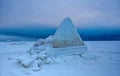 Frozen and ice-covered sea Winter