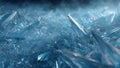 Frozen Ice Crystal Formation Closeup Macro Royalty Free Stock Photo