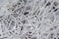 Frozen ice crystals Royalty Free Stock Photo
