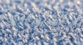 Frozen Ice Crystals Macro Close Up on a Cold Blue Surface Royalty Free Stock Photo