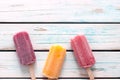 Frozen ice lollies Royalty Free Stock Photo