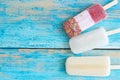 Frozen ice lollies Royalty Free Stock Photo