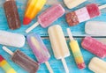 Frozen ice lollies Royalty Free Stock Photo